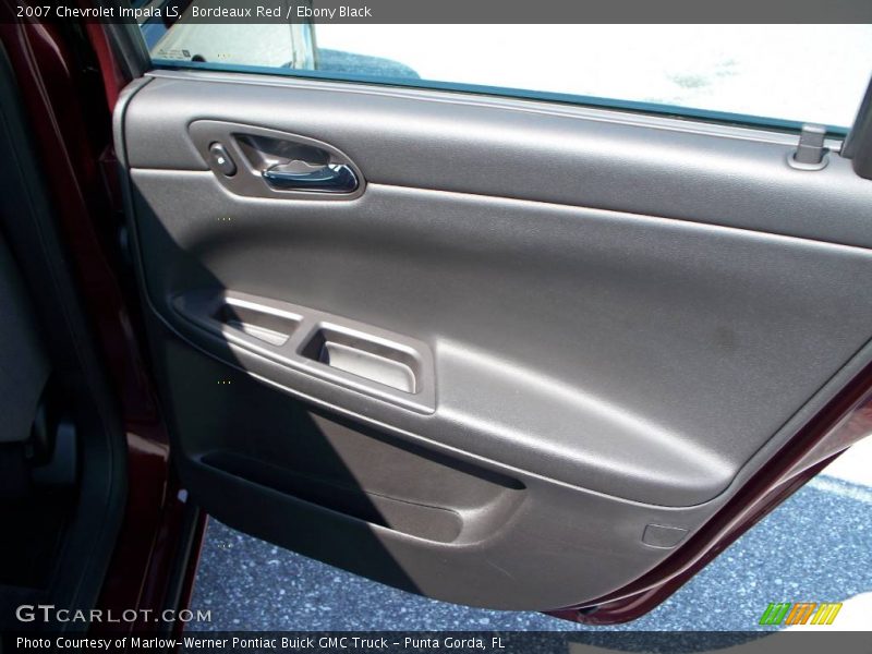 Bordeaux Red / Ebony Black 2007 Chevrolet Impala LS