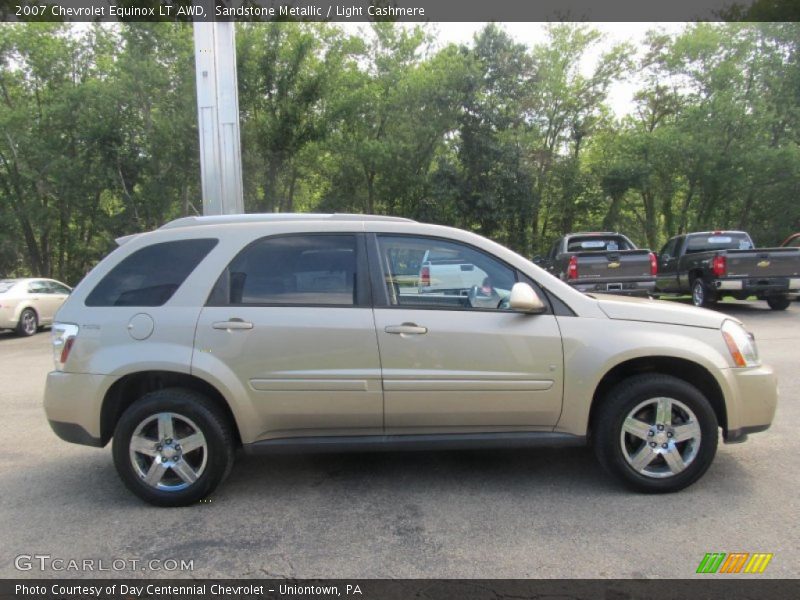 Sandstone Metallic / Light Cashmere 2007 Chevrolet Equinox LT AWD