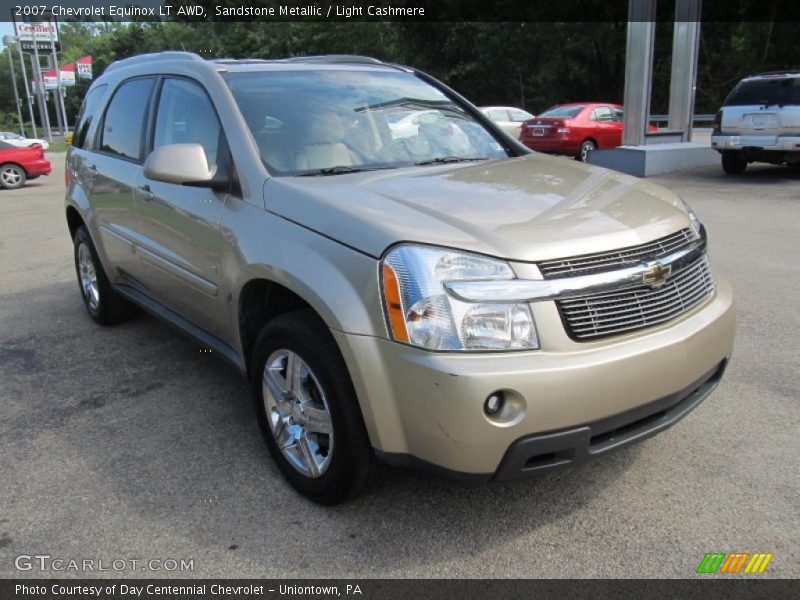 Sandstone Metallic / Light Cashmere 2007 Chevrolet Equinox LT AWD