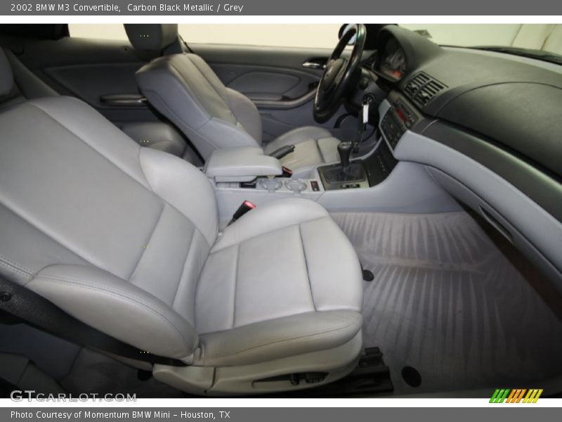 Carbon Black Metallic / Grey 2002 BMW M3 Convertible