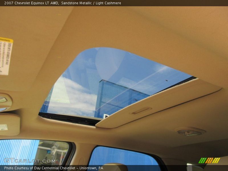 Sandstone Metallic / Light Cashmere 2007 Chevrolet Equinox LT AWD