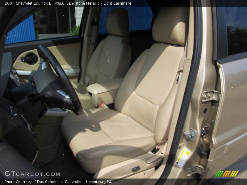 Sandstone Metallic / Light Cashmere 2007 Chevrolet Equinox LT AWD