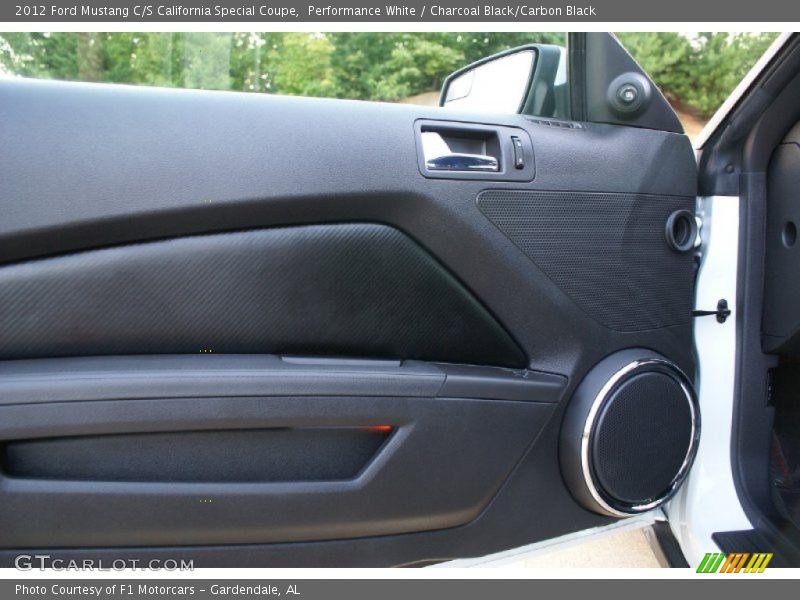 Performance White / Charcoal Black/Carbon Black 2012 Ford Mustang C/S California Special Coupe