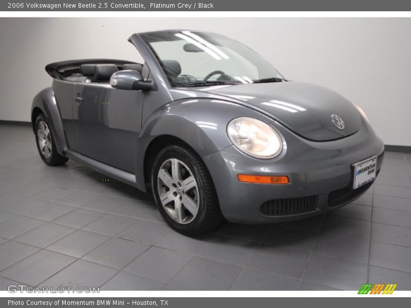 Platinum Grey / Black 2006 Volkswagen New Beetle 2.5 Convertible
