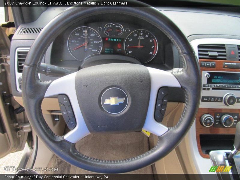 Sandstone Metallic / Light Cashmere 2007 Chevrolet Equinox LT AWD