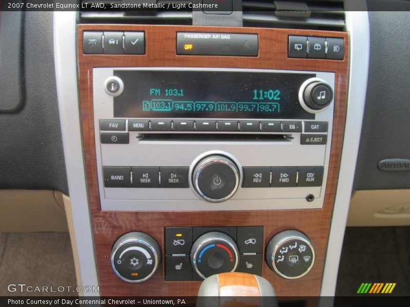Sandstone Metallic / Light Cashmere 2007 Chevrolet Equinox LT AWD