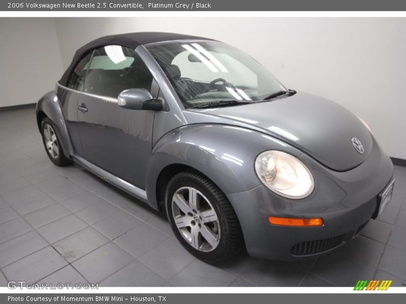 Platinum Grey / Black 2006 Volkswagen New Beetle 2.5 Convertible