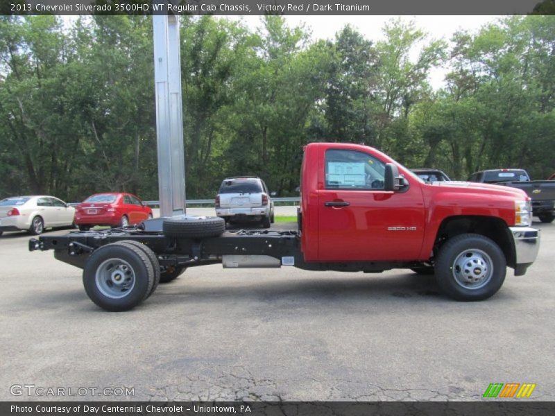  2013 Silverado 3500HD WT Regular Cab Chassis Victory Red