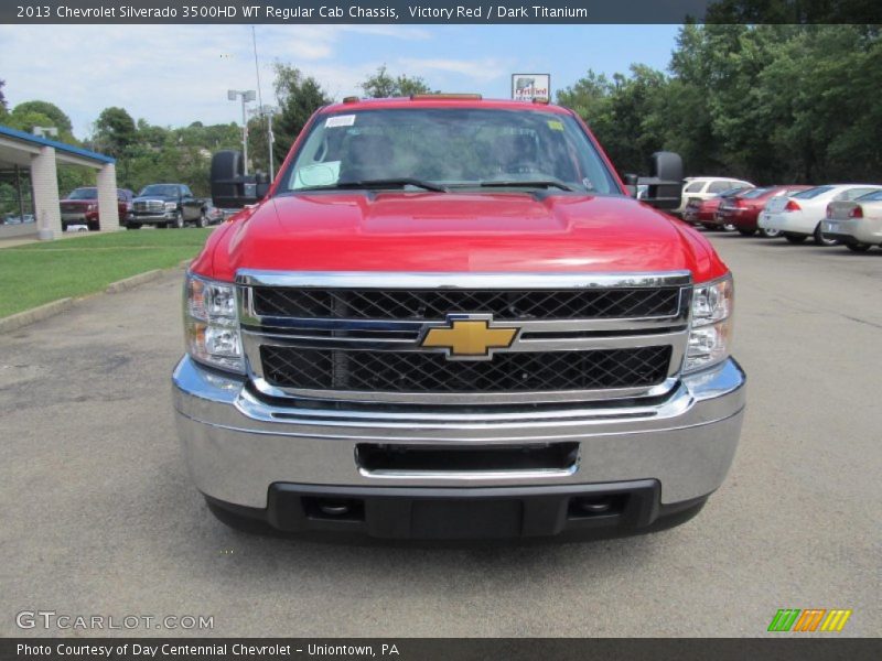  2013 Silverado 3500HD WT Regular Cab Chassis Victory Red