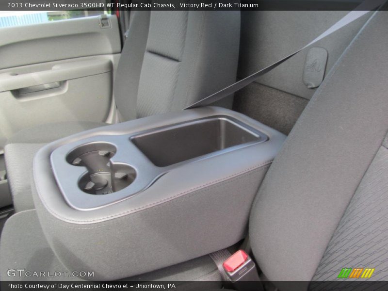 Victory Red / Dark Titanium 2013 Chevrolet Silverado 3500HD WT Regular Cab Chassis