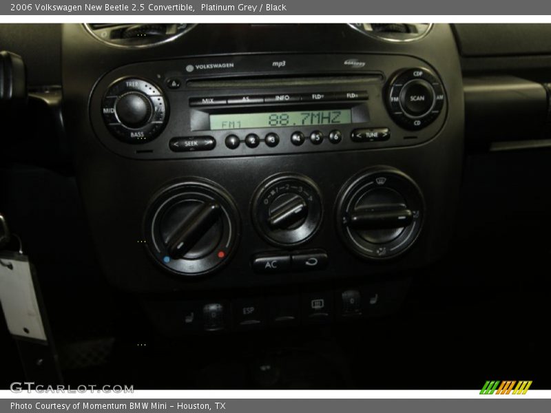 Platinum Grey / Black 2006 Volkswagen New Beetle 2.5 Convertible
