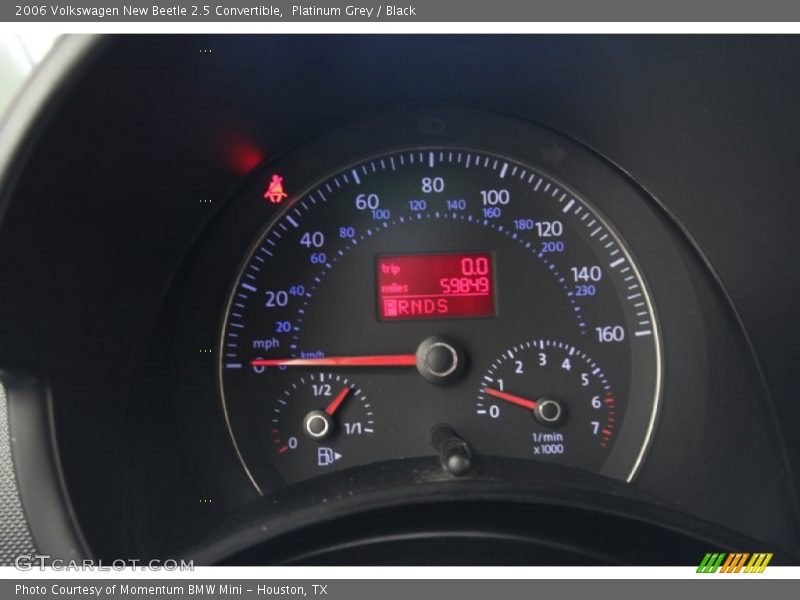 Platinum Grey / Black 2006 Volkswagen New Beetle 2.5 Convertible