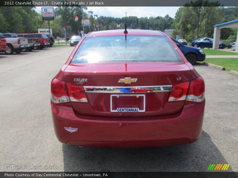 Crystal Red Metallic / Jet Black 2012 Chevrolet Cruze LT