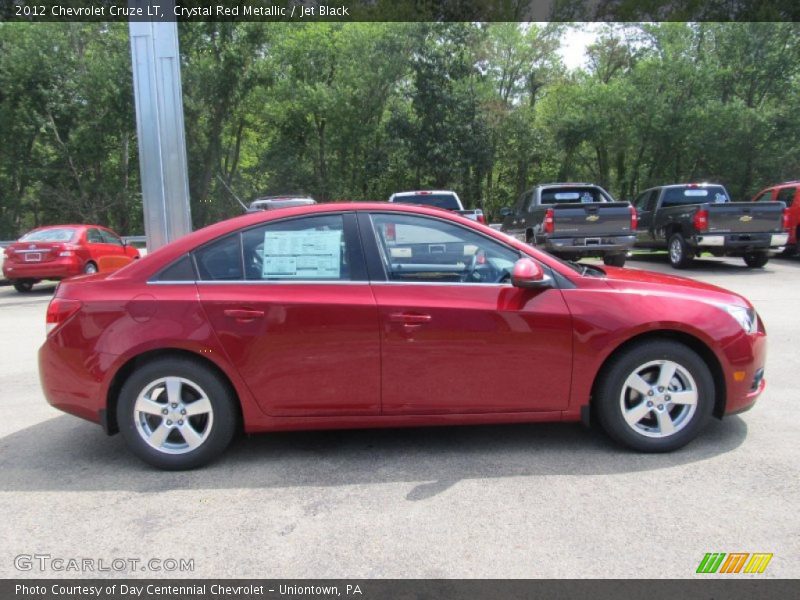 Crystal Red Metallic / Jet Black 2012 Chevrolet Cruze LT