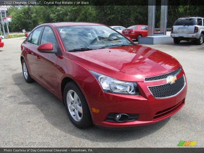 Crystal Red Metallic / Jet Black 2012 Chevrolet Cruze LT