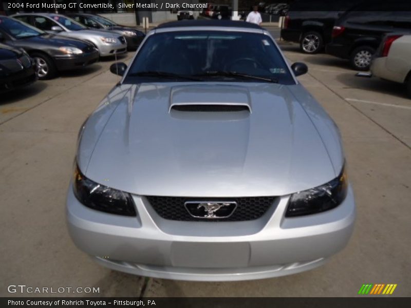 Silver Metallic / Dark Charcoal 2004 Ford Mustang GT Convertible