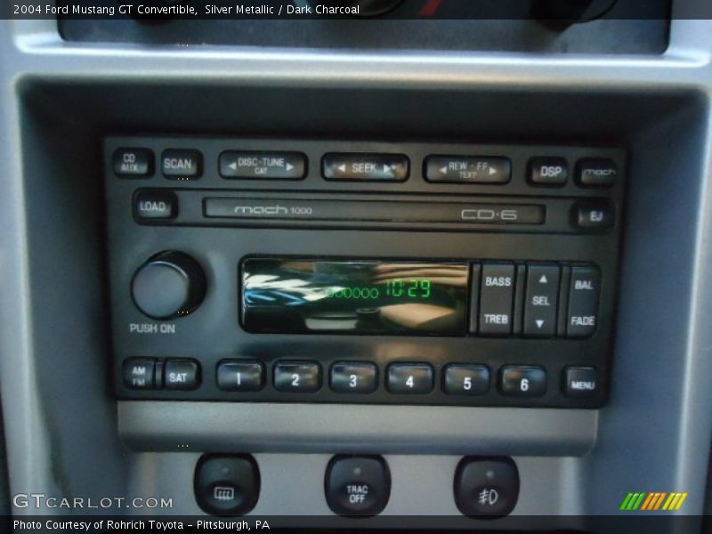 Silver Metallic / Dark Charcoal 2004 Ford Mustang GT Convertible