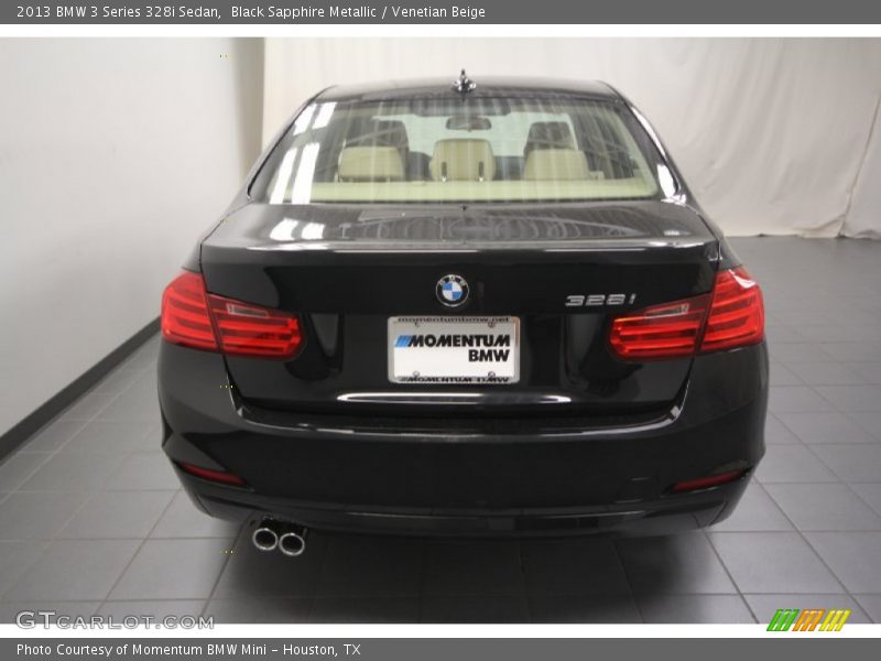 Black Sapphire Metallic / Venetian Beige 2013 BMW 3 Series 328i Sedan