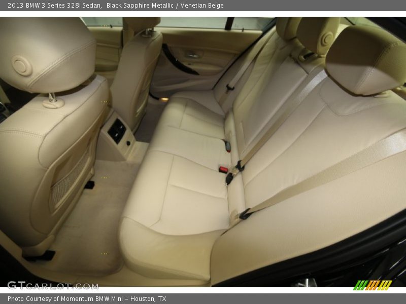 Black Sapphire Metallic / Venetian Beige 2013 BMW 3 Series 328i Sedan
