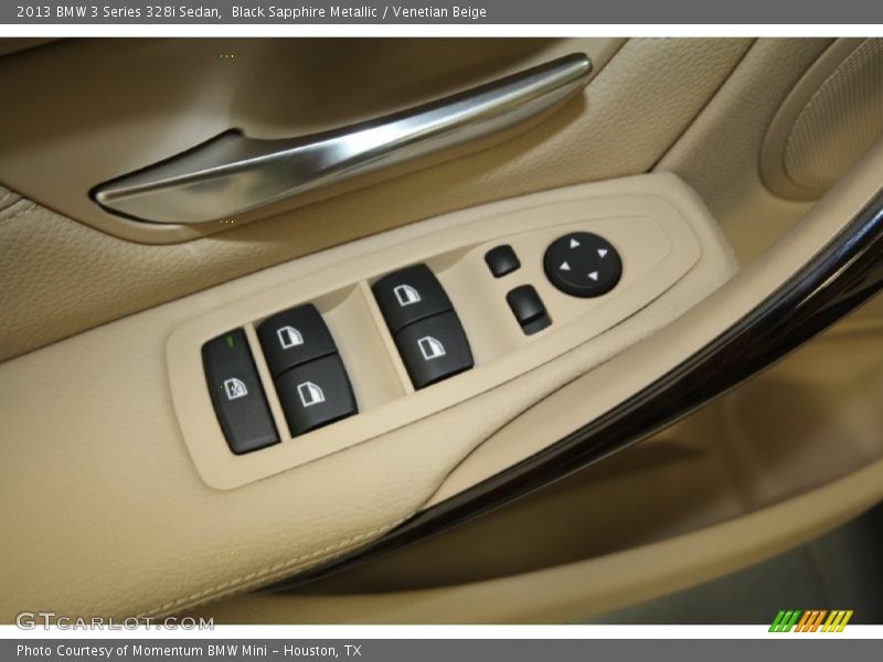 Black Sapphire Metallic / Venetian Beige 2013 BMW 3 Series 328i Sedan