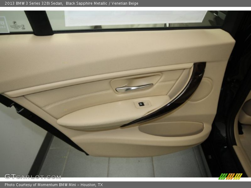 Black Sapphire Metallic / Venetian Beige 2013 BMW 3 Series 328i Sedan