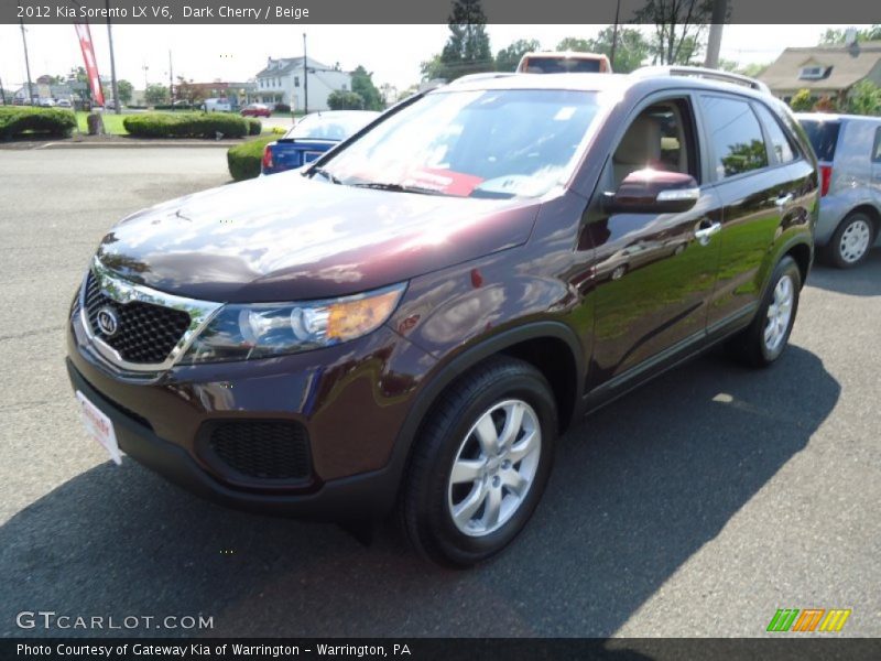 Dark Cherry / Beige 2012 Kia Sorento LX V6