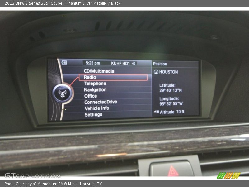 Titanium Silver Metallic / Black 2013 BMW 3 Series 335i Coupe