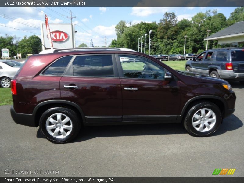 Dark Cherry / Beige 2012 Kia Sorento LX V6