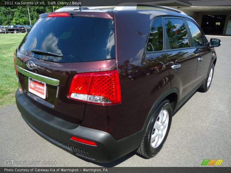 Dark Cherry / Beige 2012 Kia Sorento LX V6
