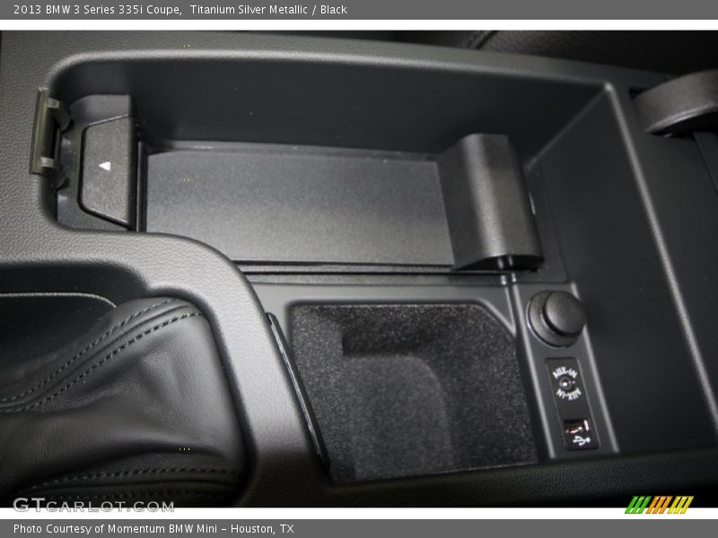 Titanium Silver Metallic / Black 2013 BMW 3 Series 335i Coupe