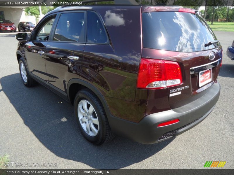 Dark Cherry / Beige 2012 Kia Sorento LX V6