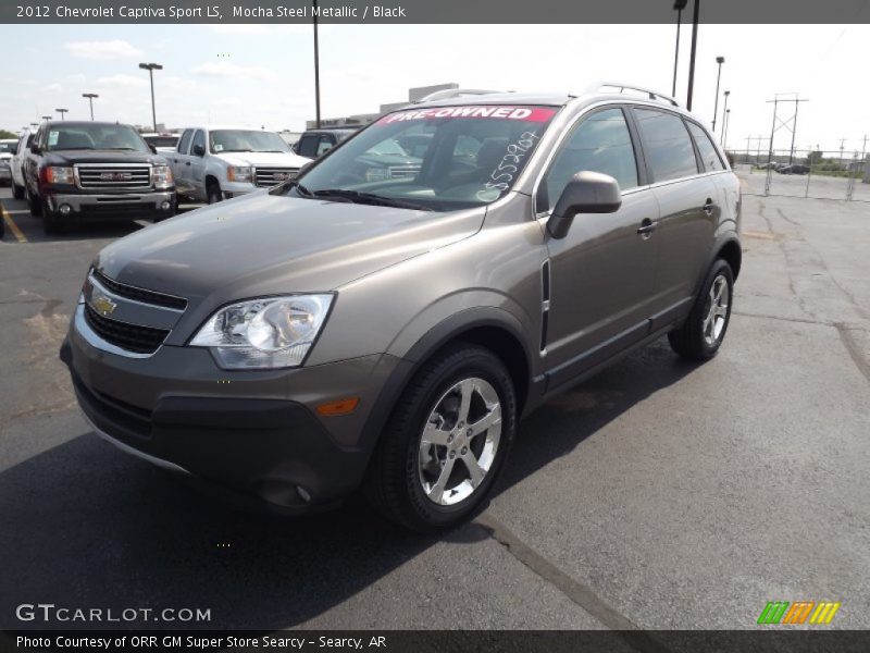 Mocha Steel Metallic / Black 2012 Chevrolet Captiva Sport LS