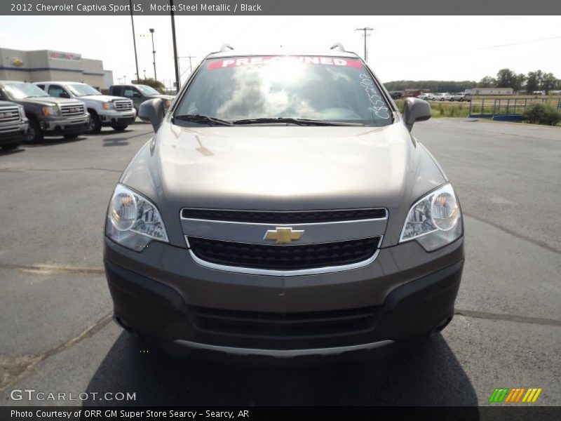 Mocha Steel Metallic / Black 2012 Chevrolet Captiva Sport LS