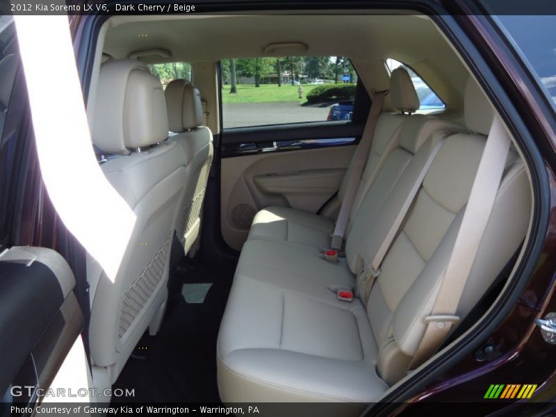 Dark Cherry / Beige 2012 Kia Sorento LX V6