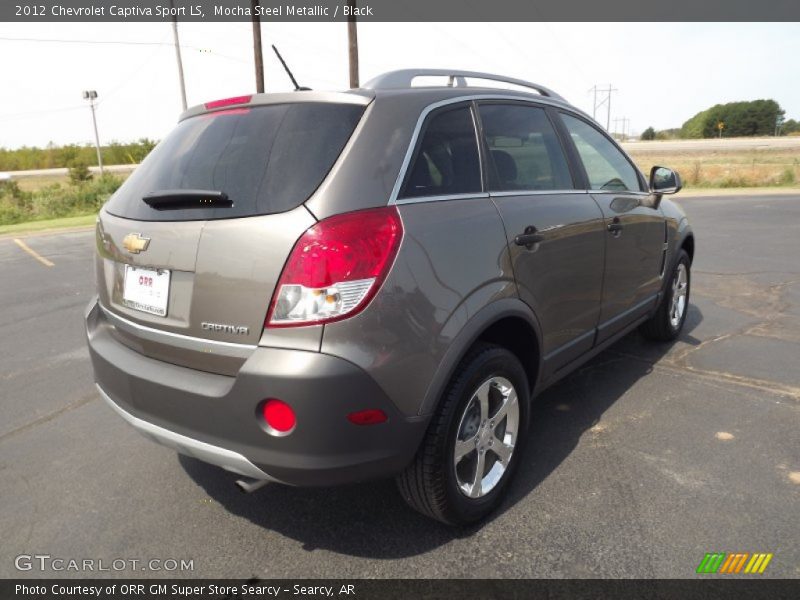 Mocha Steel Metallic / Black 2012 Chevrolet Captiva Sport LS