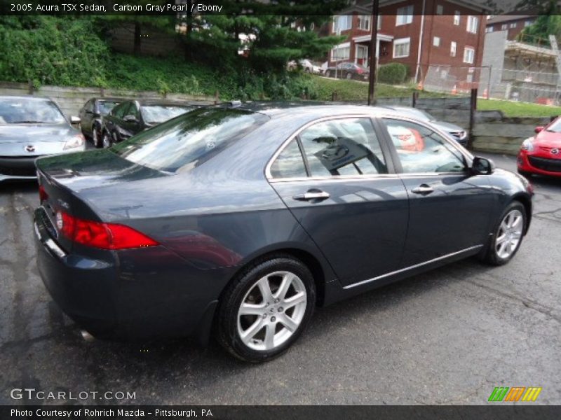 Carbon Gray Pearl / Ebony 2005 Acura TSX Sedan