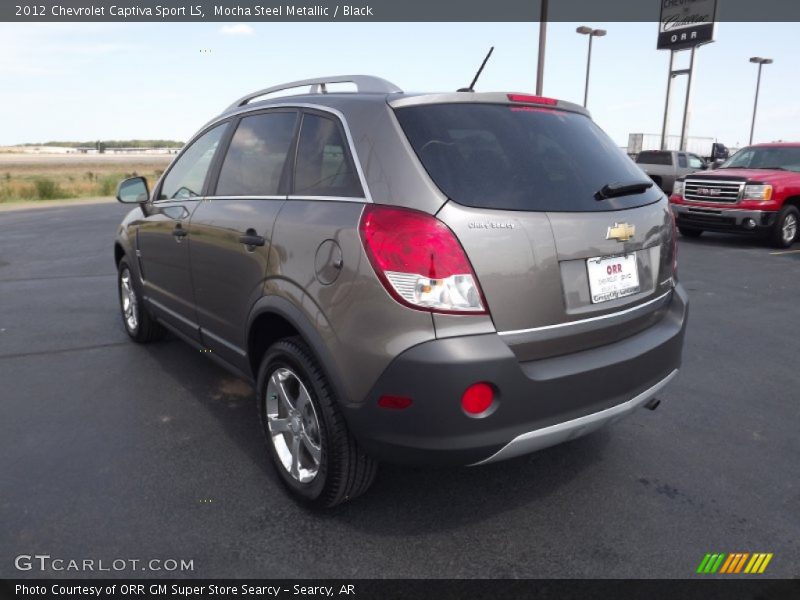 Mocha Steel Metallic / Black 2012 Chevrolet Captiva Sport LS
