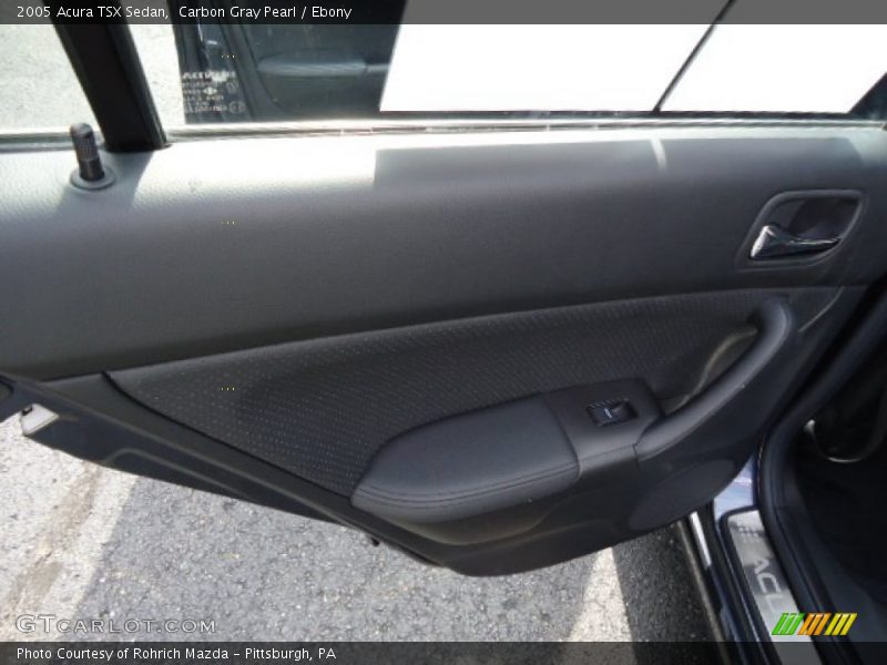 Carbon Gray Pearl / Ebony 2005 Acura TSX Sedan