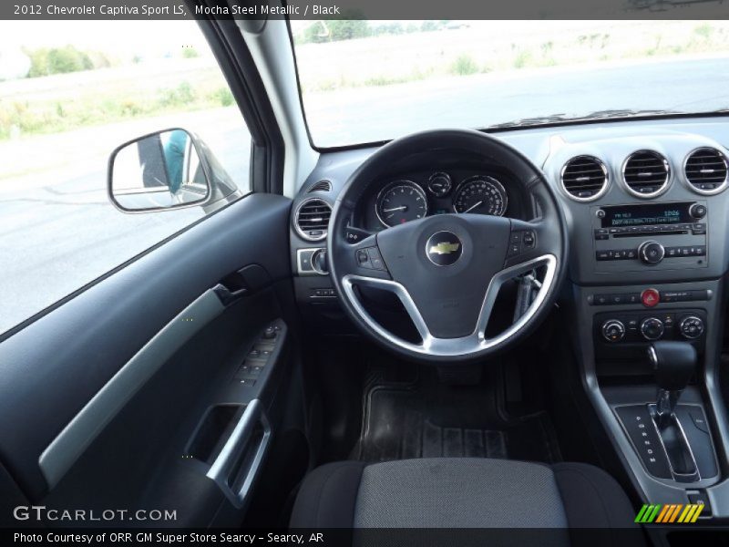 Mocha Steel Metallic / Black 2012 Chevrolet Captiva Sport LS