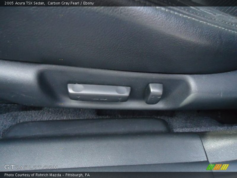 Carbon Gray Pearl / Ebony 2005 Acura TSX Sedan
