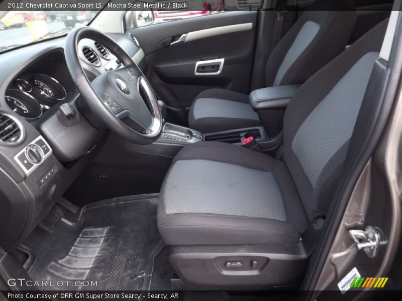 Mocha Steel Metallic / Black 2012 Chevrolet Captiva Sport LS