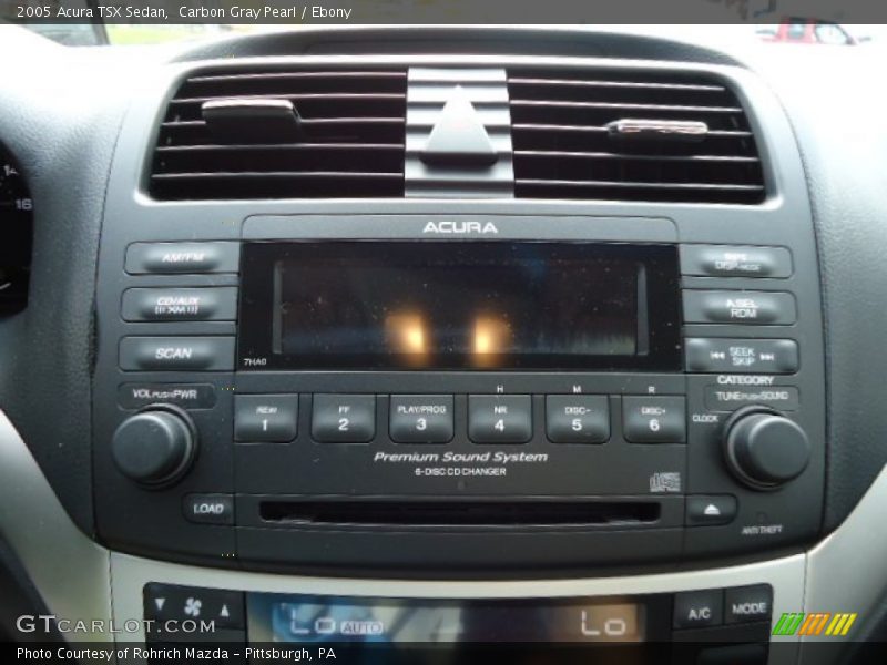 Carbon Gray Pearl / Ebony 2005 Acura TSX Sedan