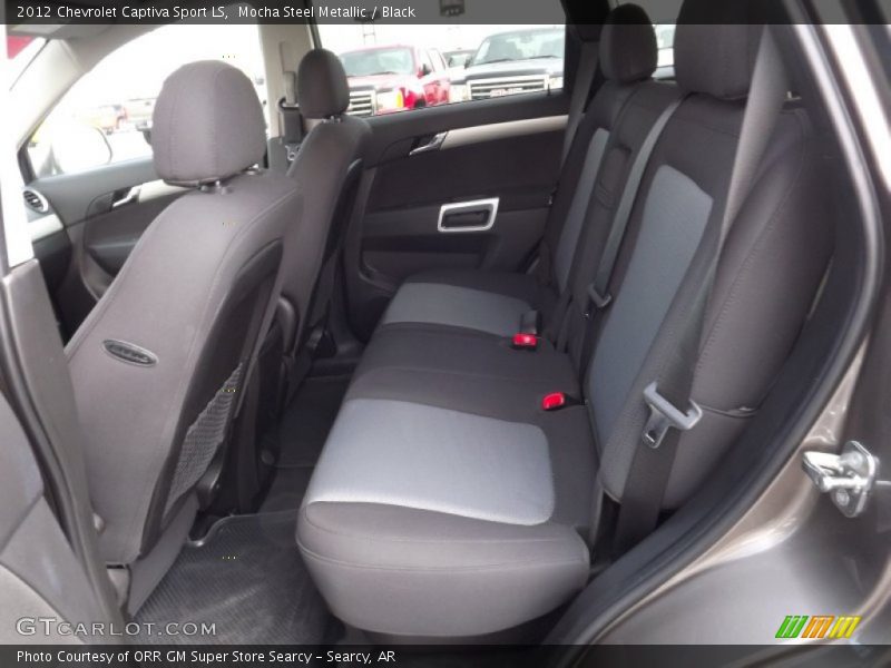 Rear Seat of 2012 Captiva Sport LS