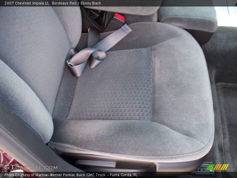 Bordeaux Red / Ebony Black 2007 Chevrolet Impala LS