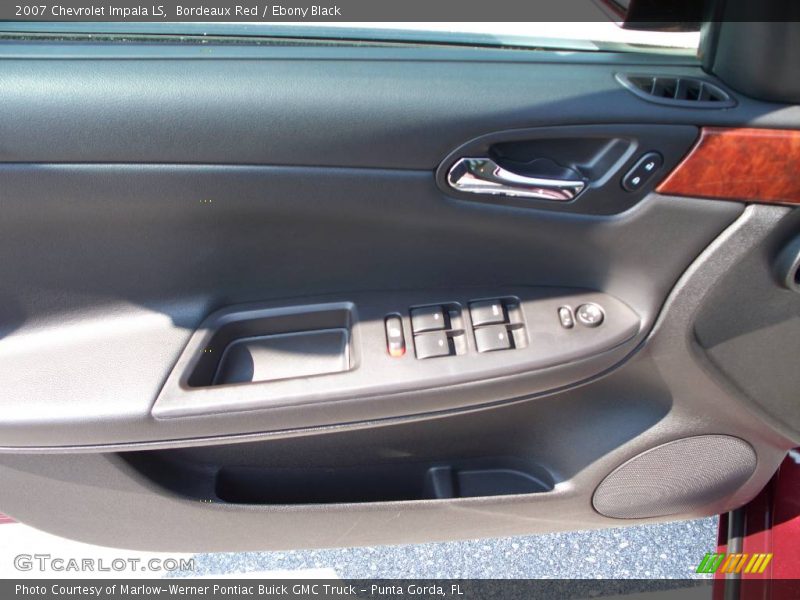 Bordeaux Red / Ebony Black 2007 Chevrolet Impala LS