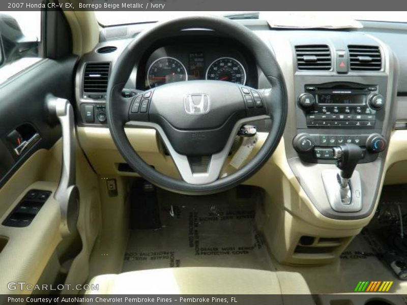 Borrego Beige Metallic / Ivory 2007 Honda CR-V EX