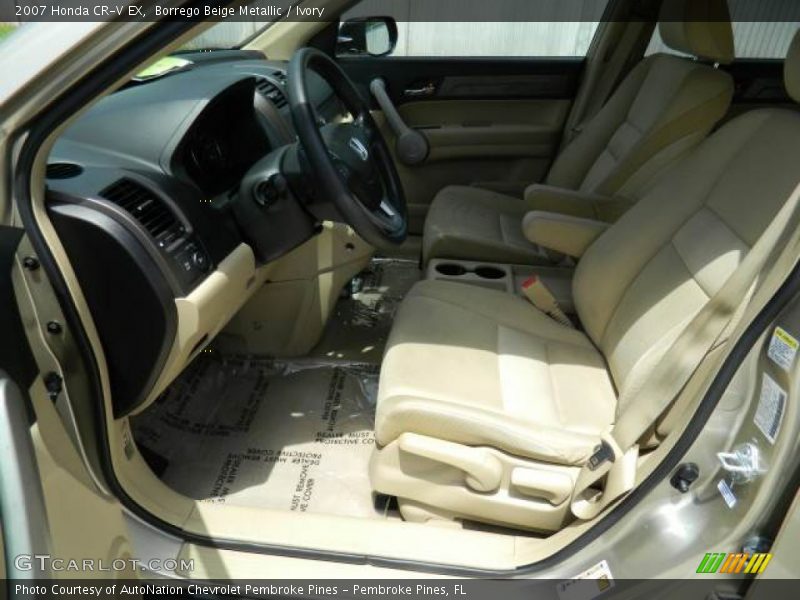 Borrego Beige Metallic / Ivory 2007 Honda CR-V EX