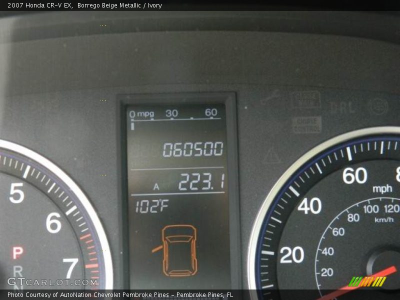 Borrego Beige Metallic / Ivory 2007 Honda CR-V EX