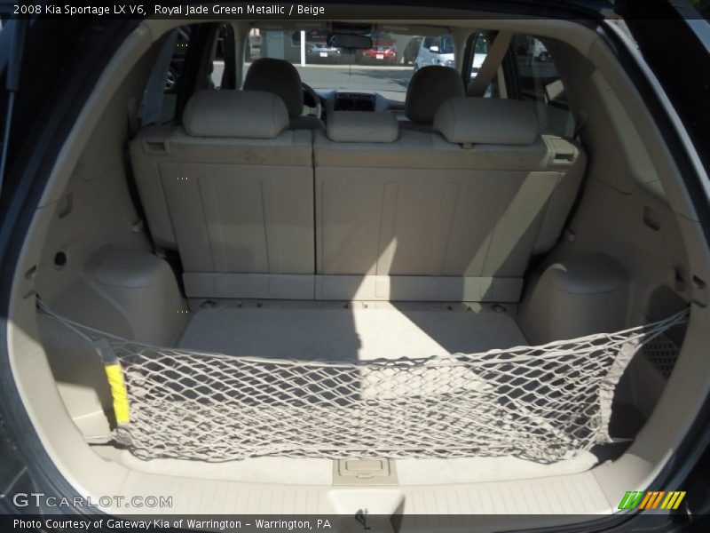 Royal Jade Green Metallic / Beige 2008 Kia Sportage LX V6