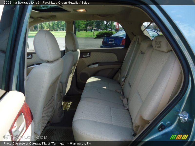 Royal Jade Green Metallic / Beige 2008 Kia Sportage LX V6